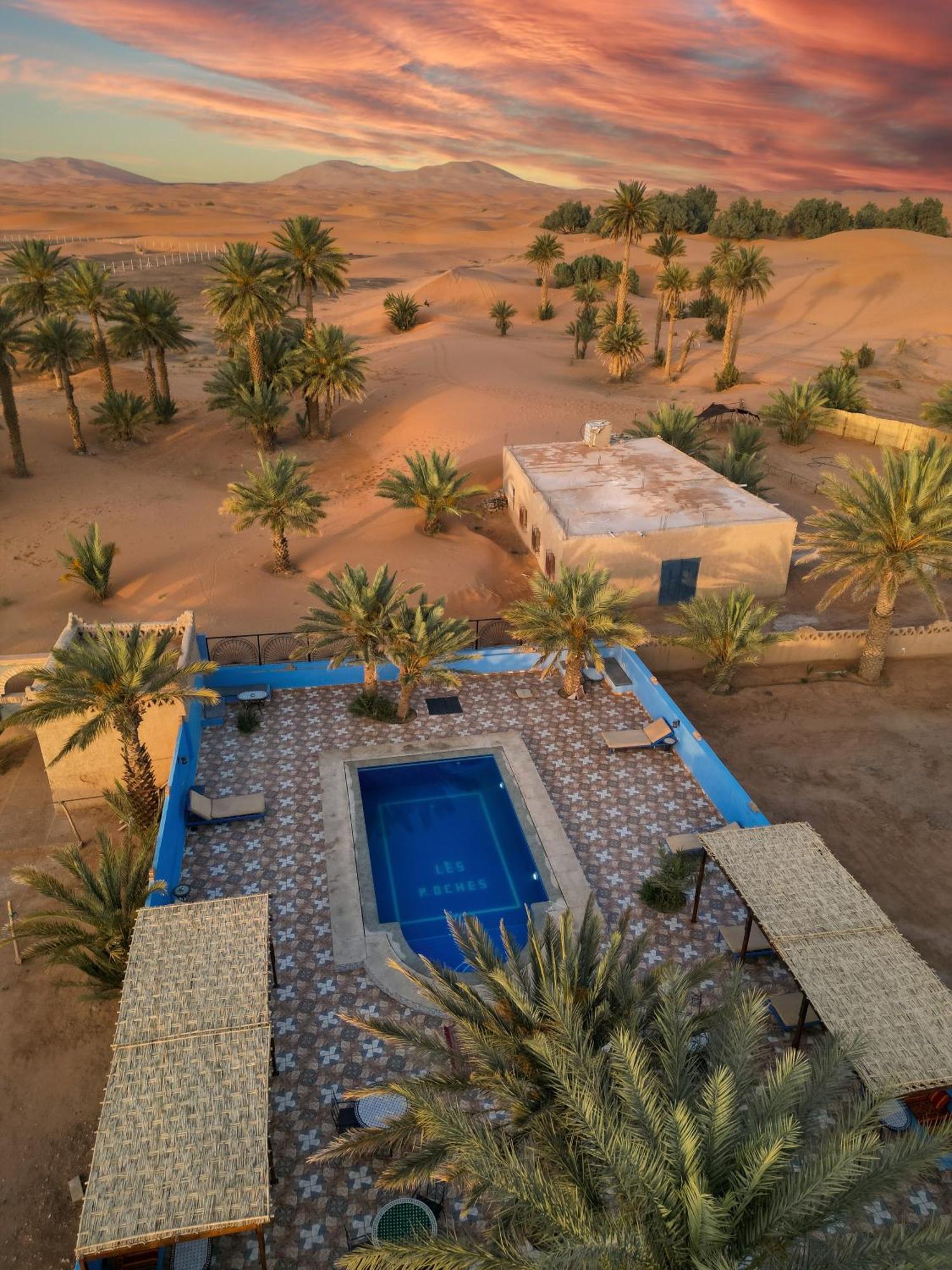 Auberge Les Roches Merzouga Exteriör bild